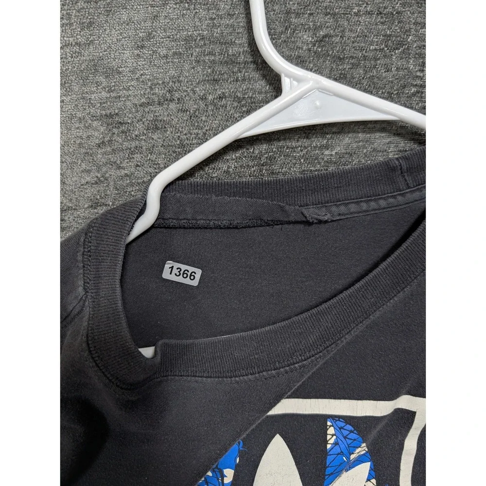 Adidas Originals Koi Fish Graphic Long Sleeve T-Shirt Black Mens Large 1366